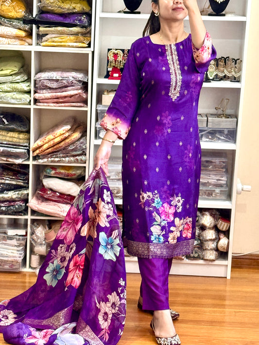 Pure dolla jacquard suit