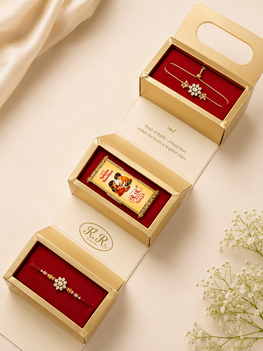 ✨ Premium Brother & Bhabhi Rakhi Gift Box ✨