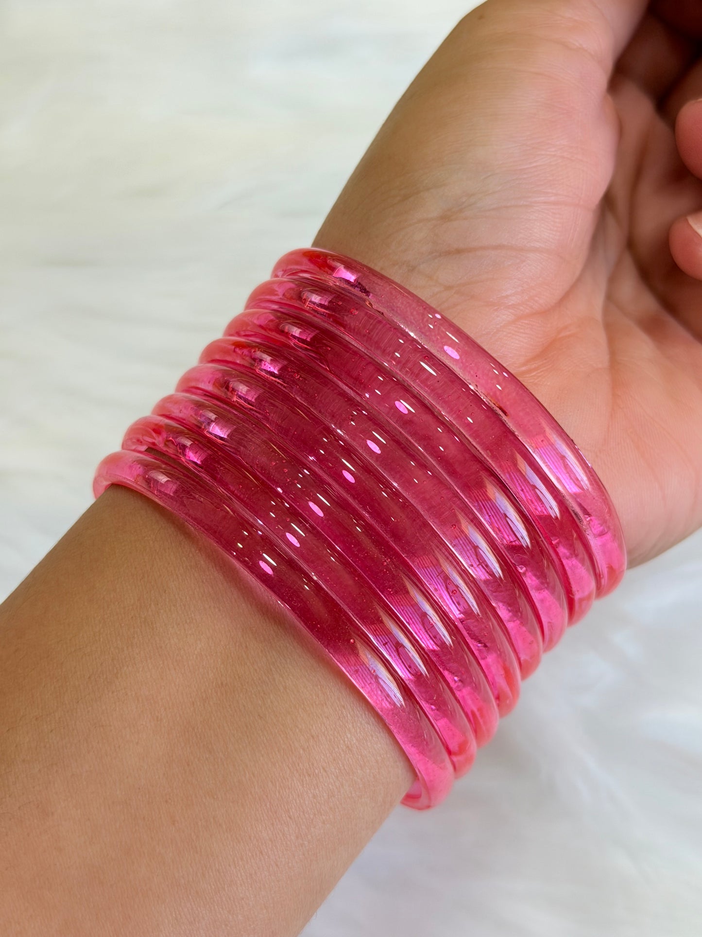 Jelly bangles (Set of 8 bangles )