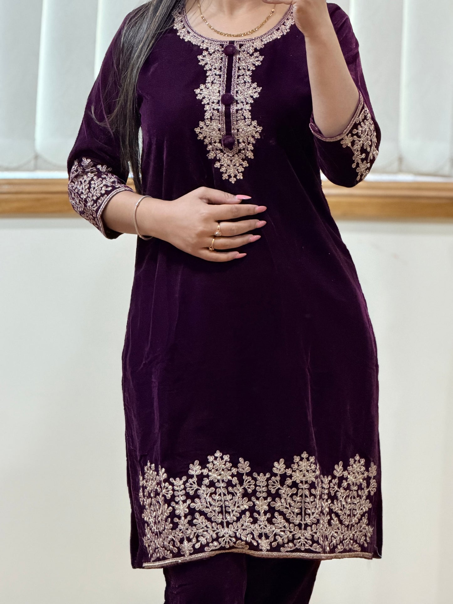 Velvet cord set