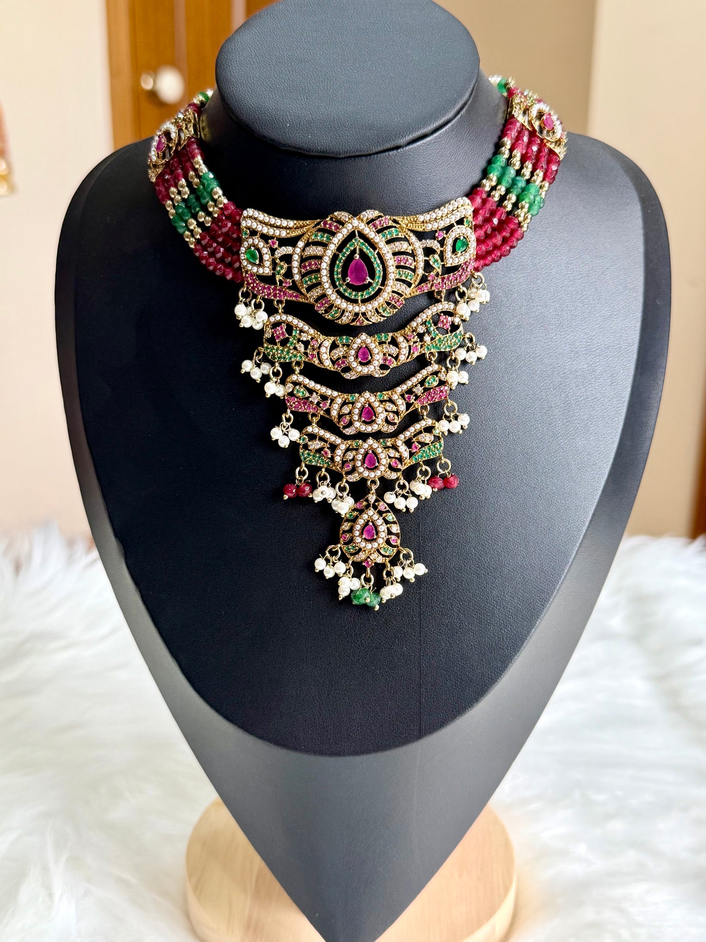 Premium Quality AD Necklace Set