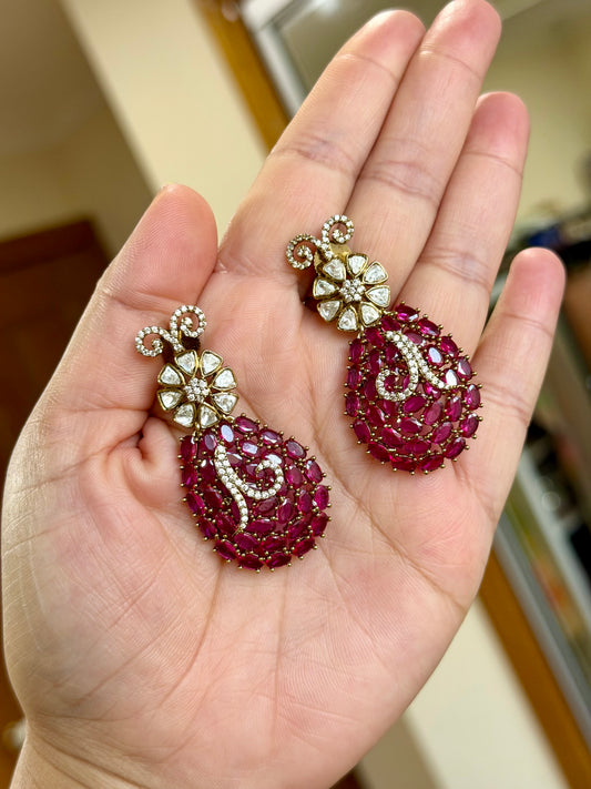 Premium earrings (Hot pink)