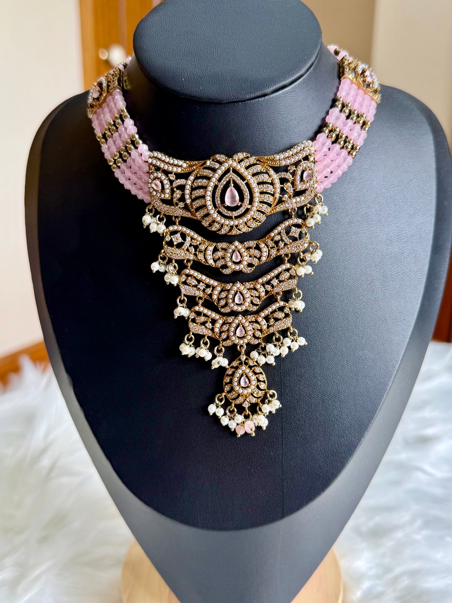 Premium Quality AD Necklace Set