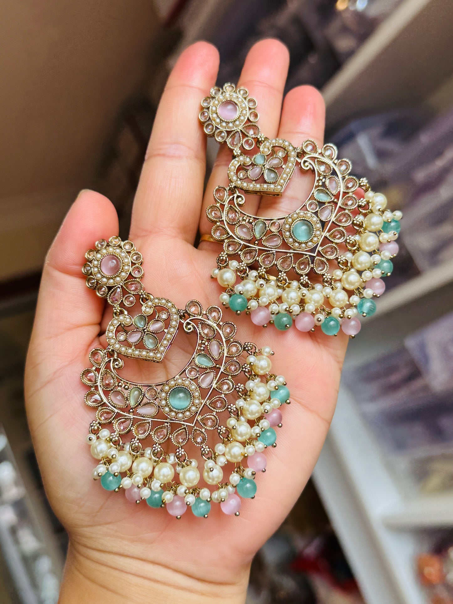 Polki earrings