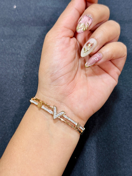 Openable anti tarnish bracelet (Rose gold)
