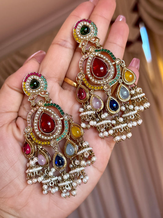 Kundan earrings