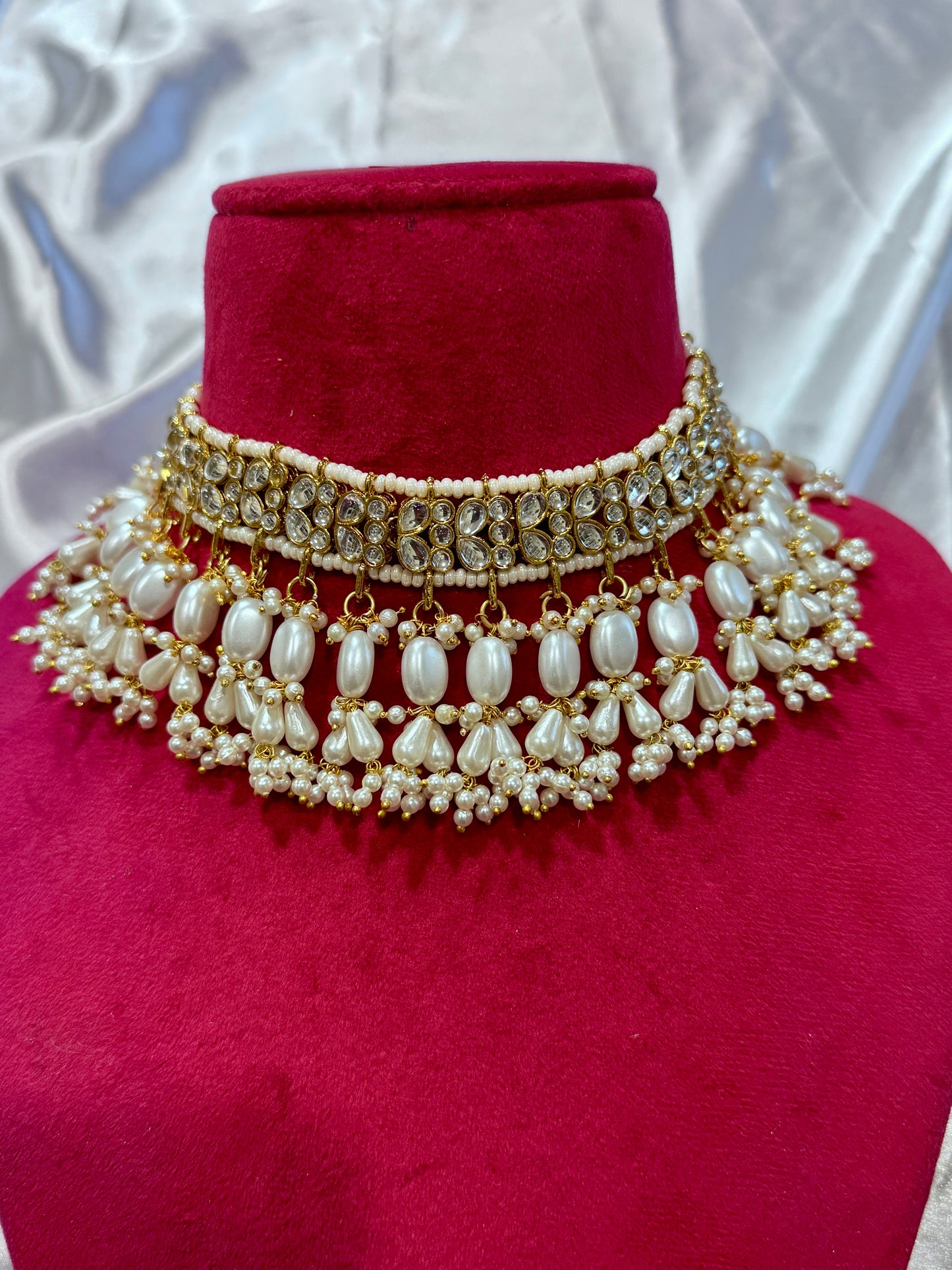 Kundan necklace set