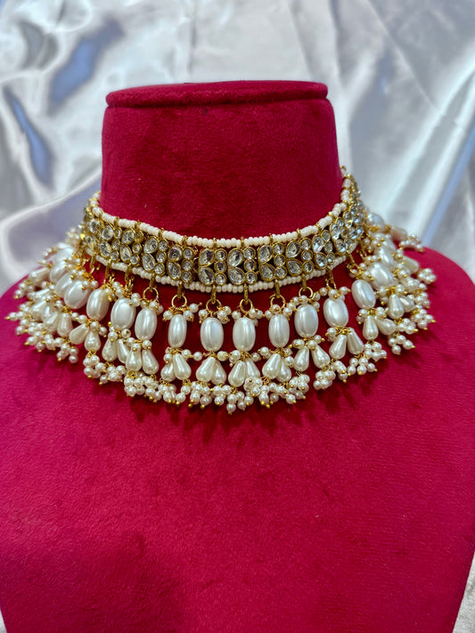 Kundan necklace set