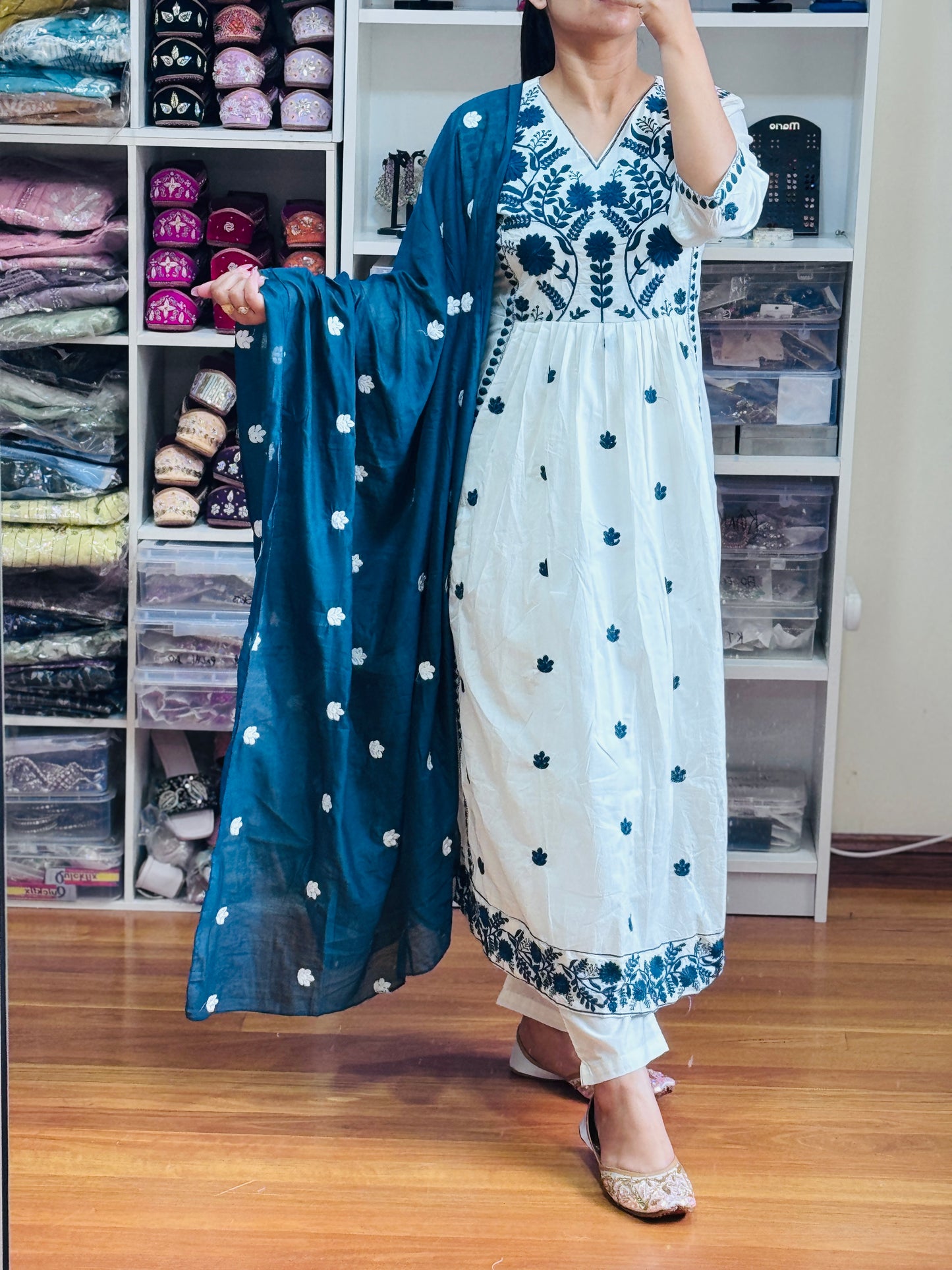 Pure cotton 3 piece suit