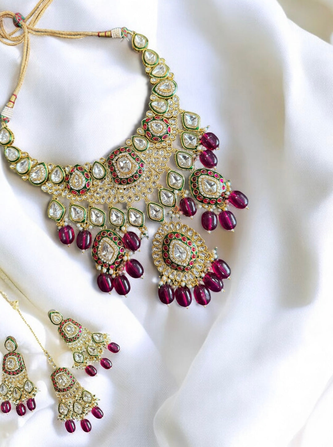 Kundan necklace set
