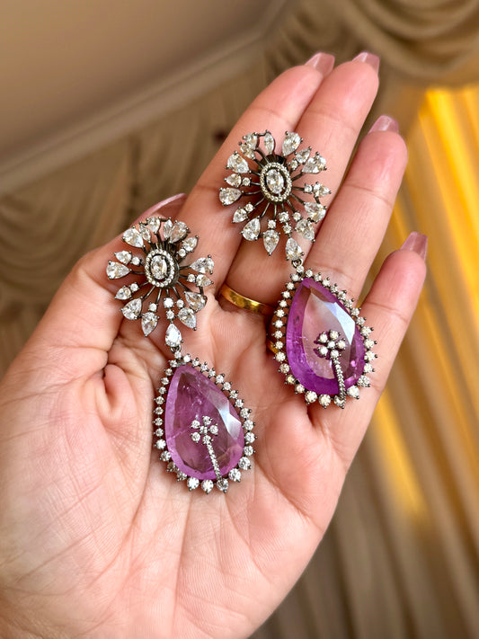 Premium moissanite earrings