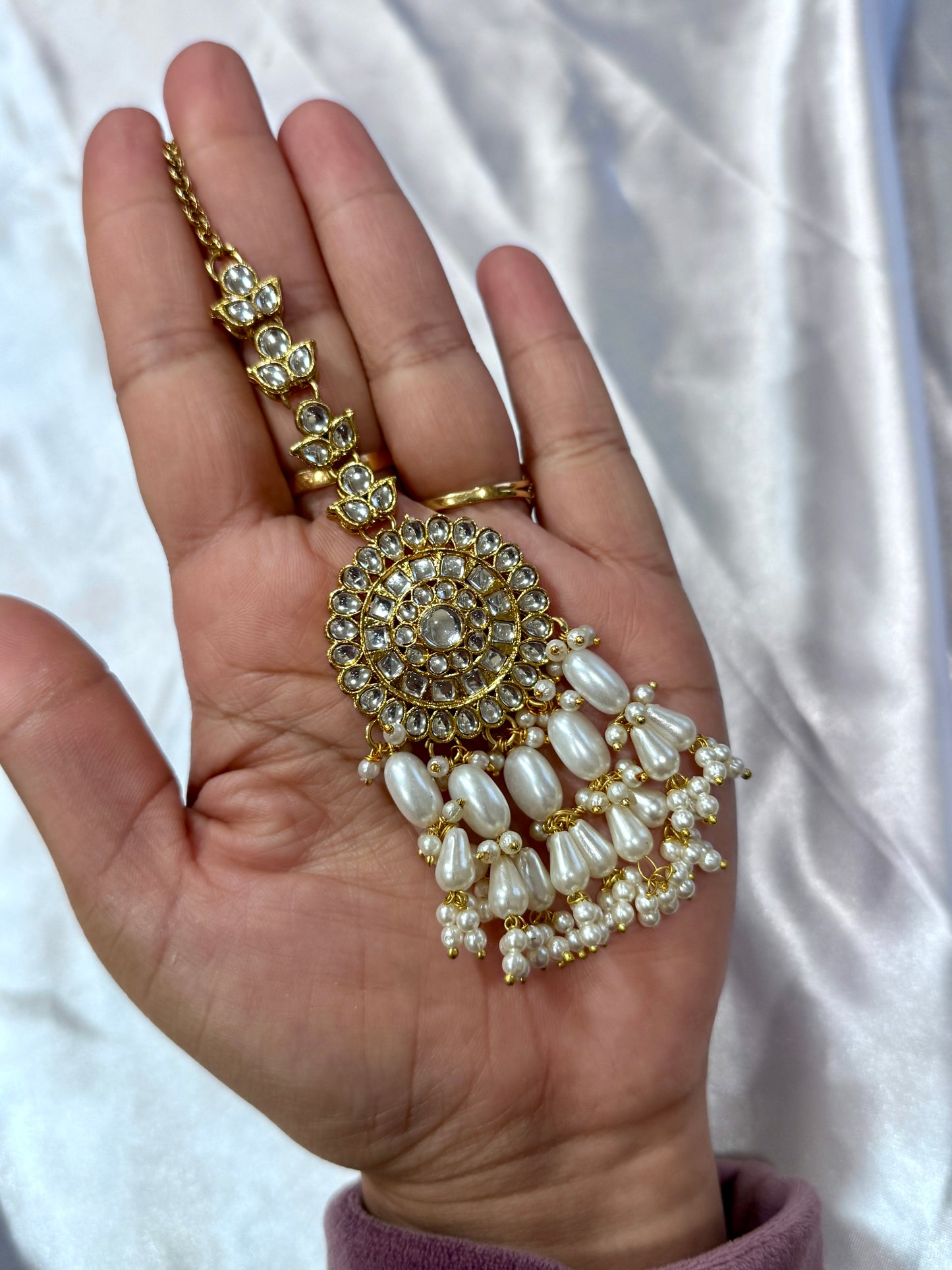 Kundan necklace set