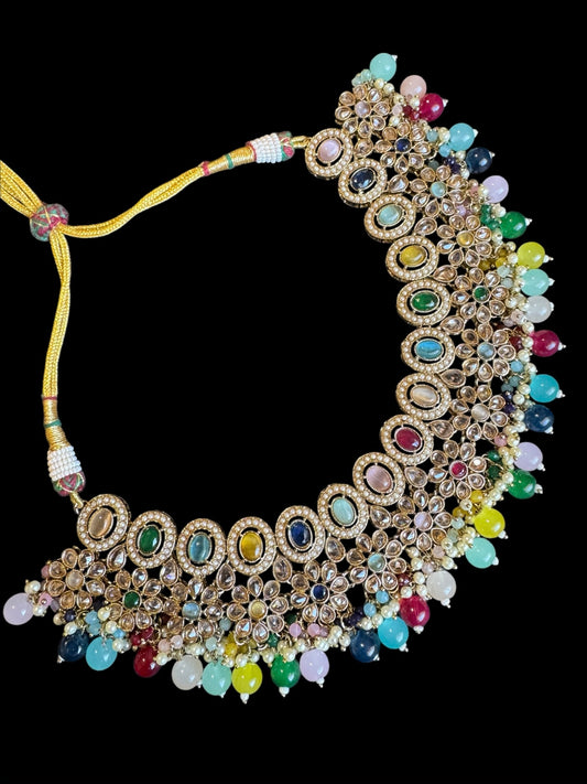 Polki necklace set