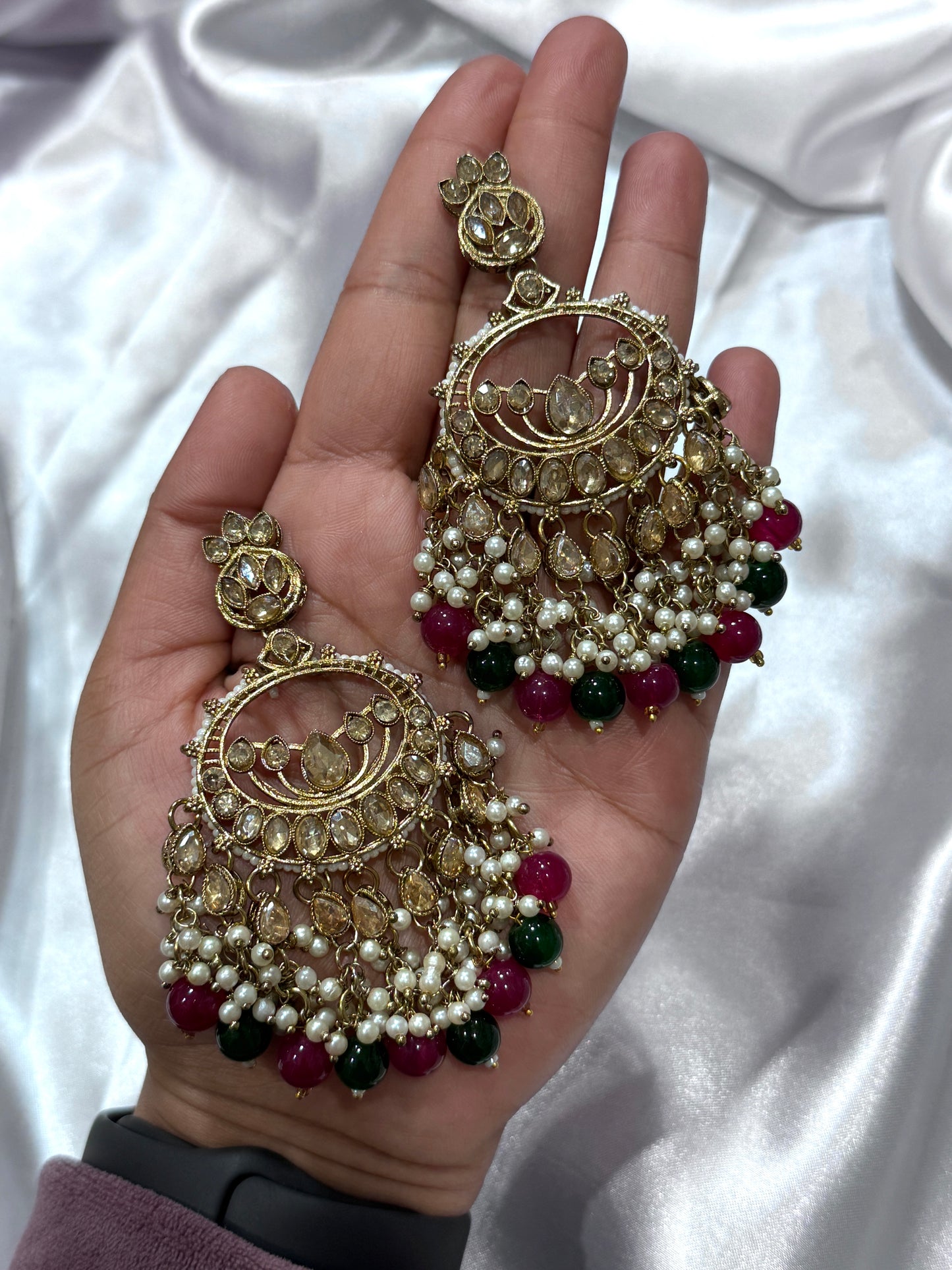Polki necklace set