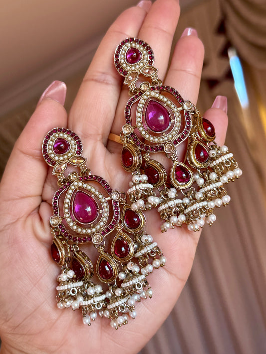Kundan earrings
