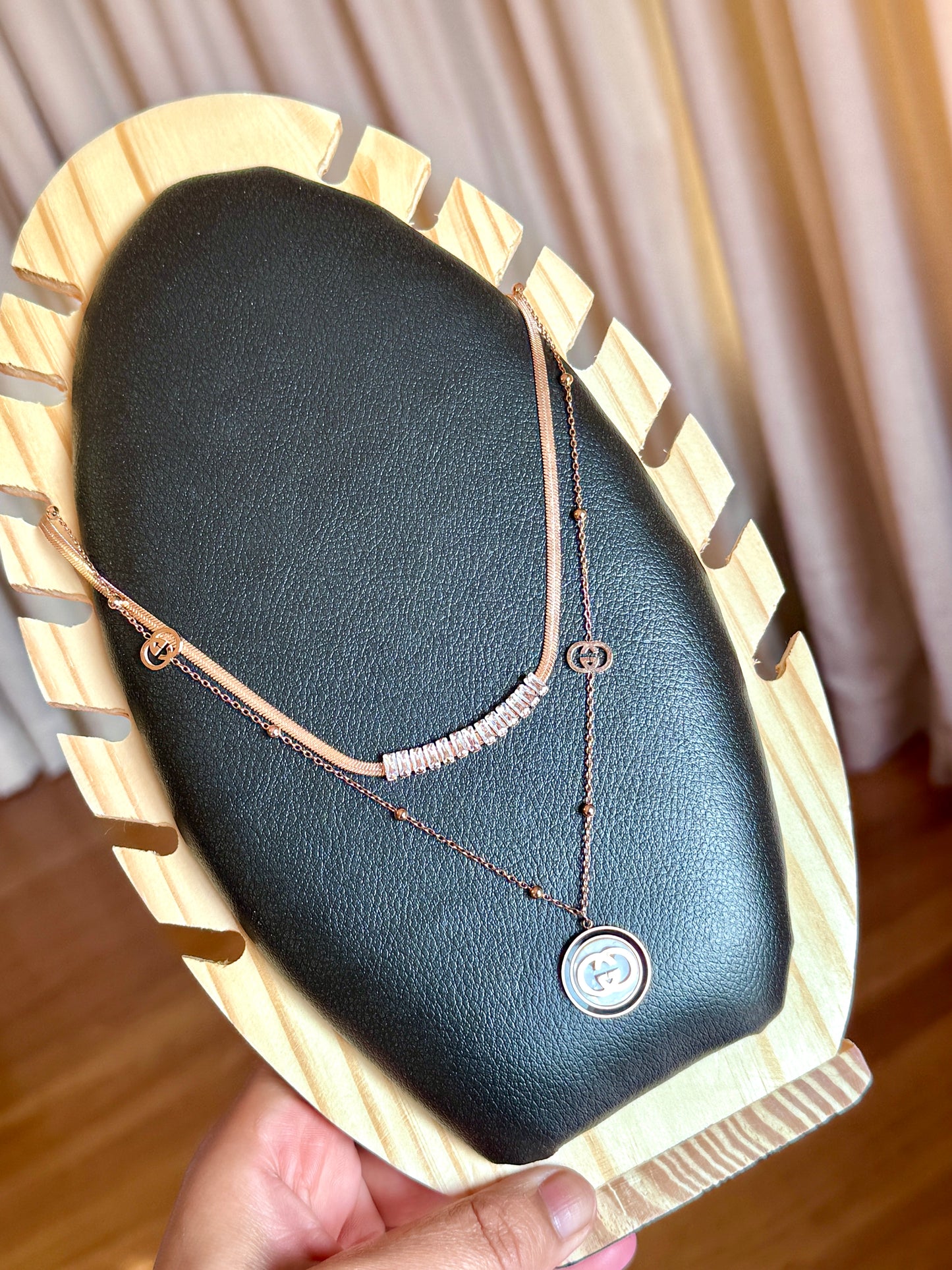 Anti tarnish chain(Rose gold)