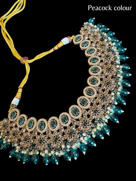 Polki necklace set