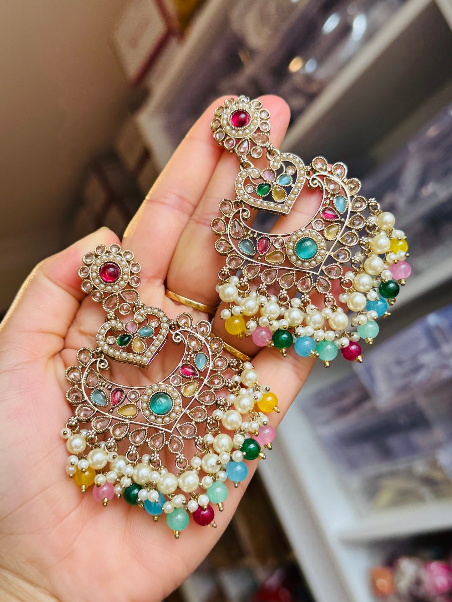 Polki earrings