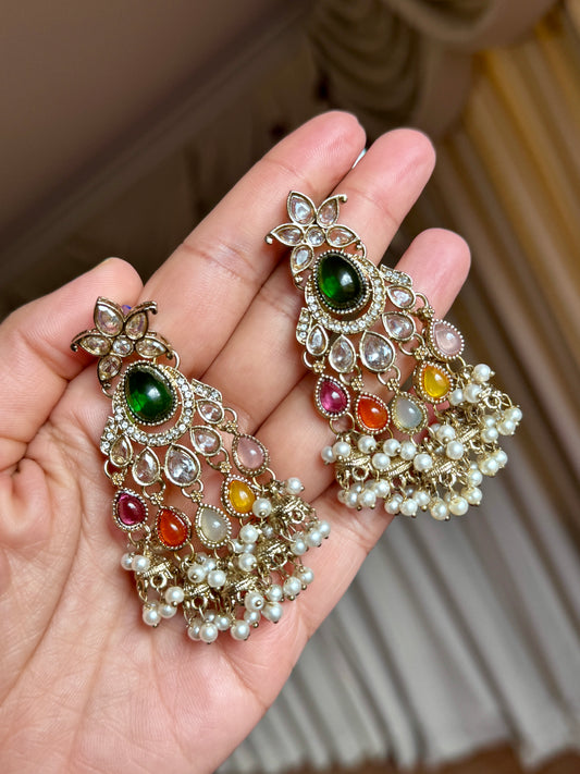 Premium Polki earrings