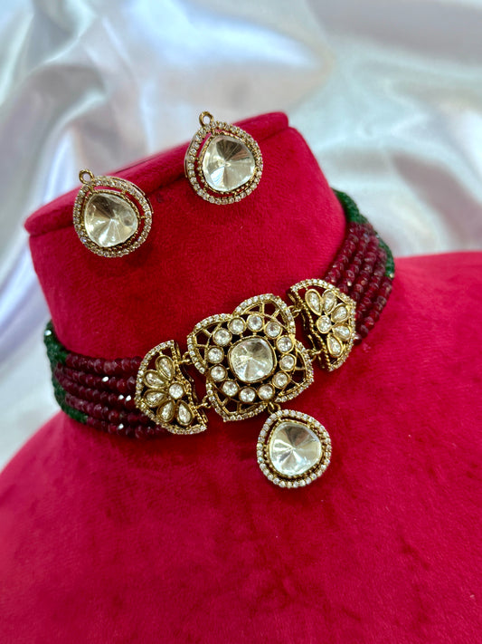 Tyani inspired chokar set