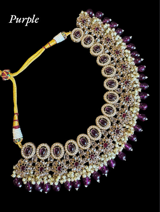 Polki necklace set