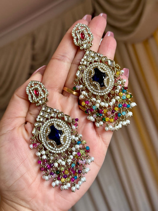 Kundan earrings