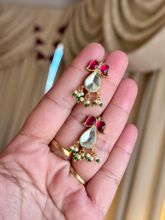 Pachi kundan earcuff