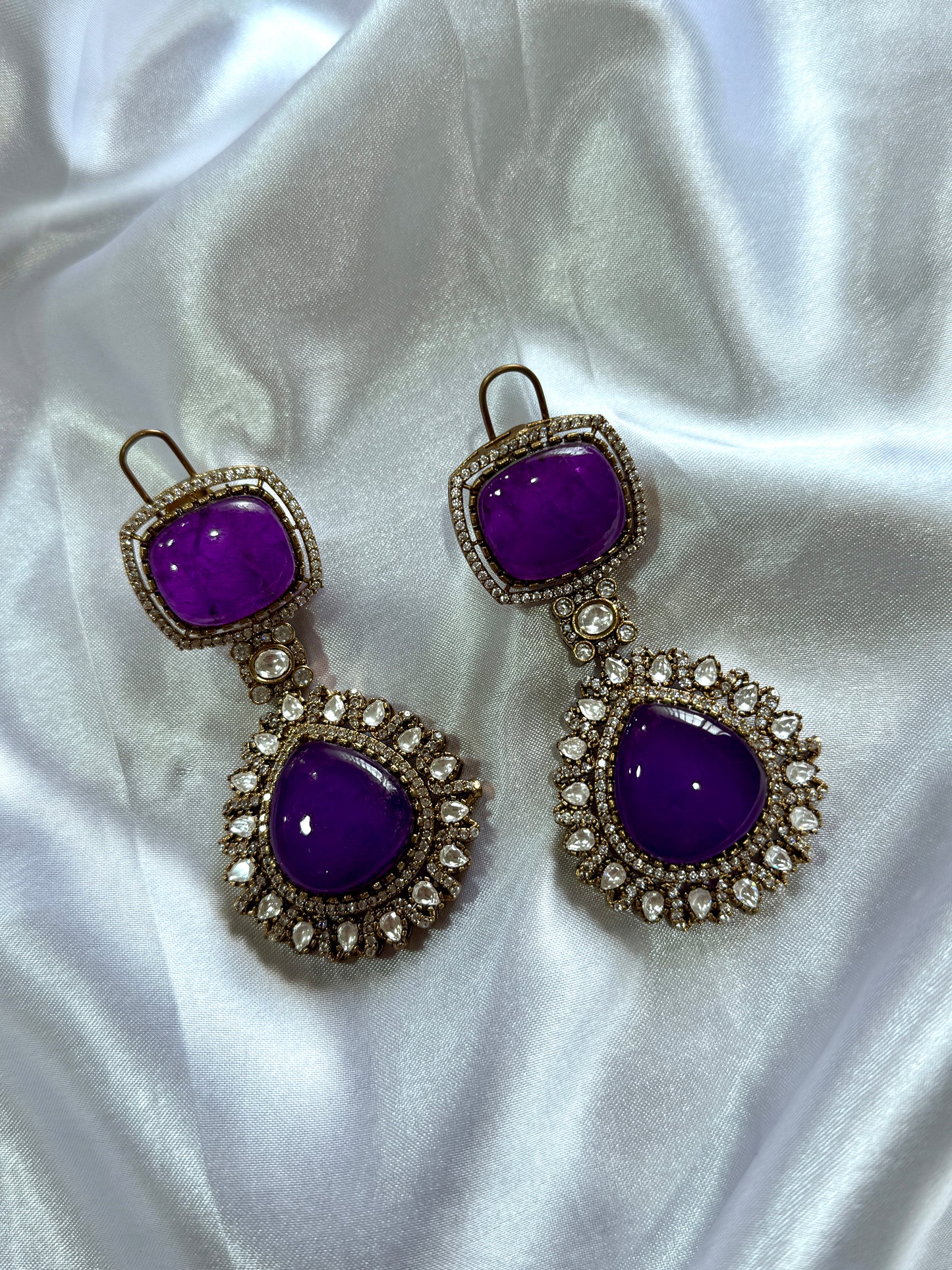 Premium moissanite earrings