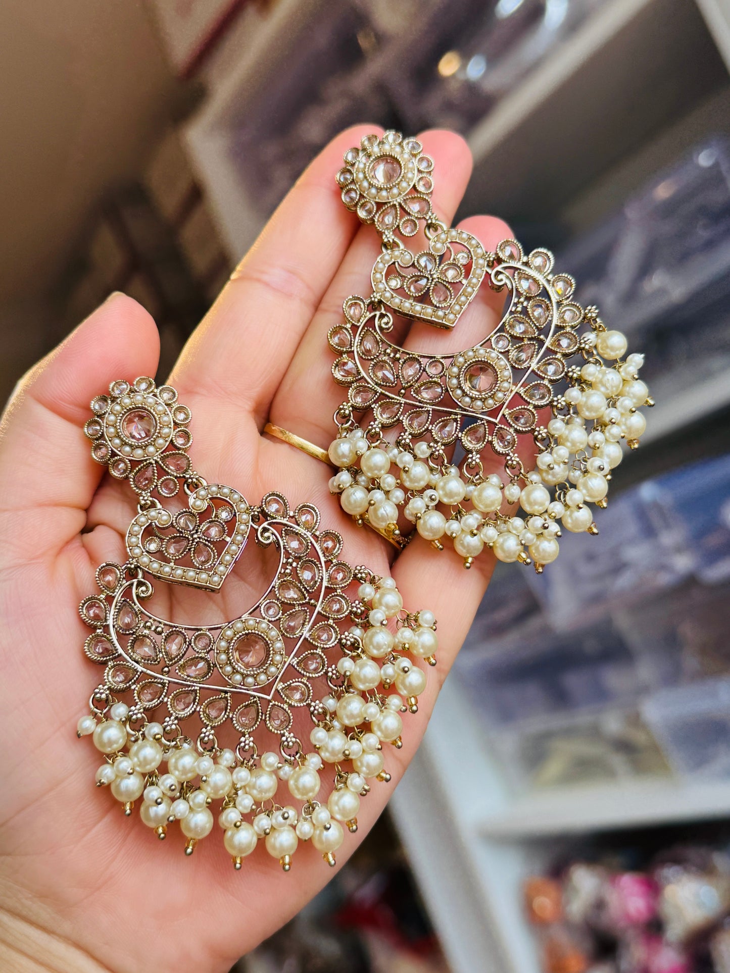 Polki earrings