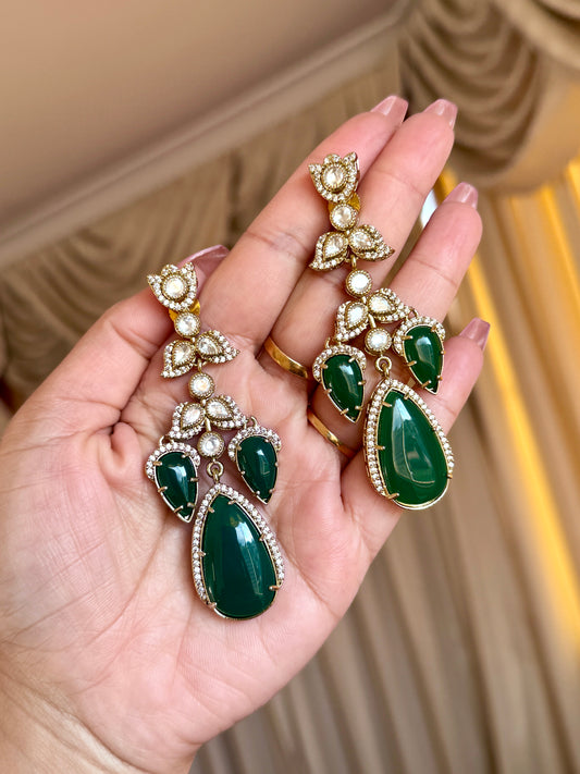 Premium kundan earrings