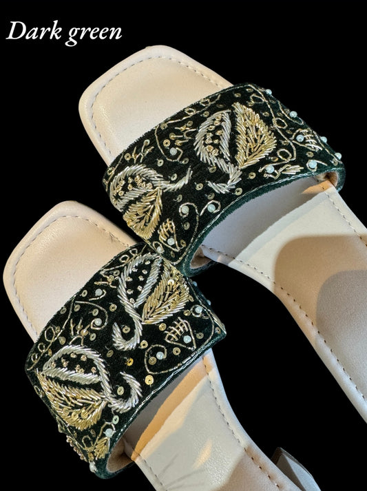 Women’s block heel jutti