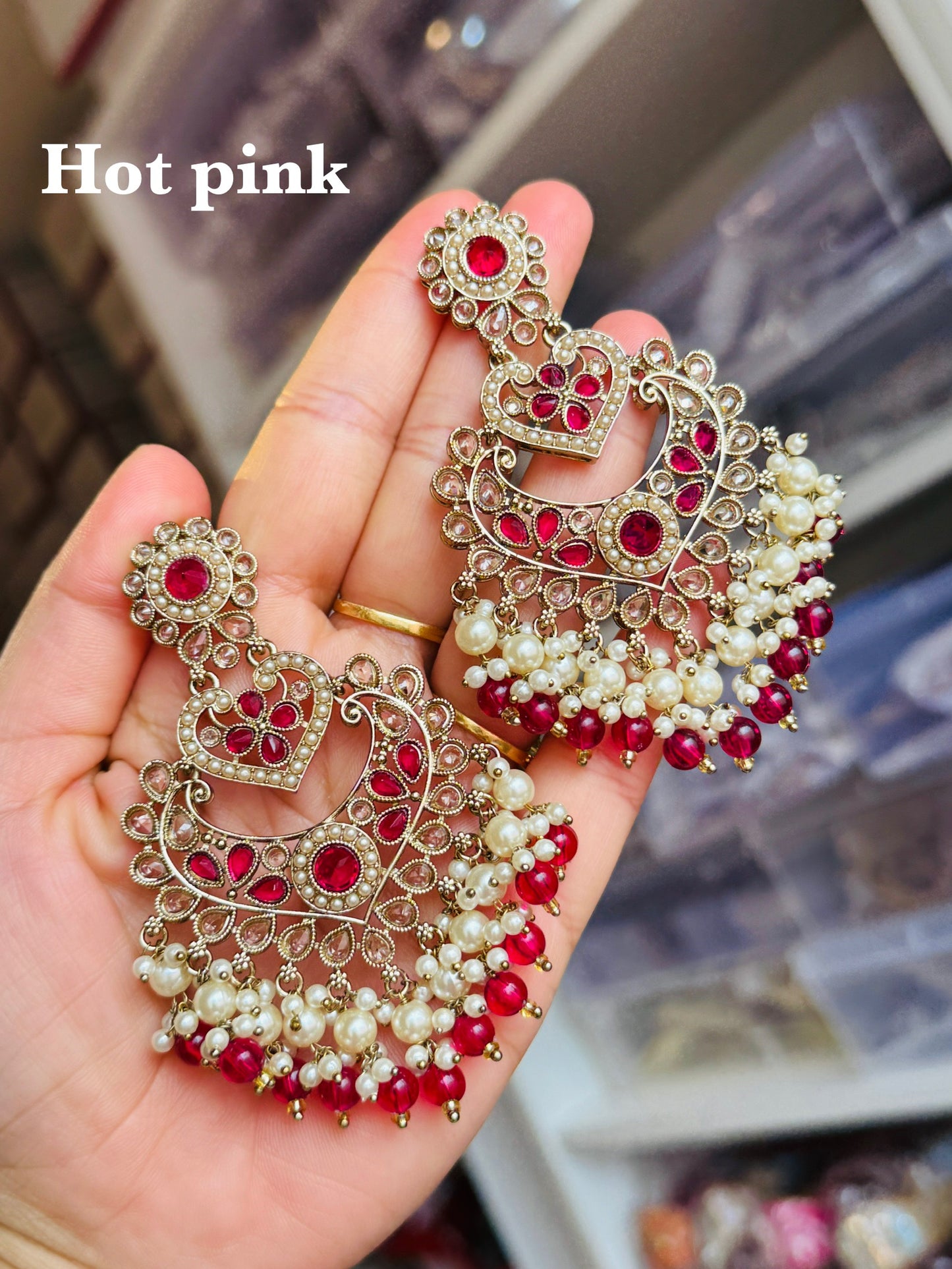 Polki earrings