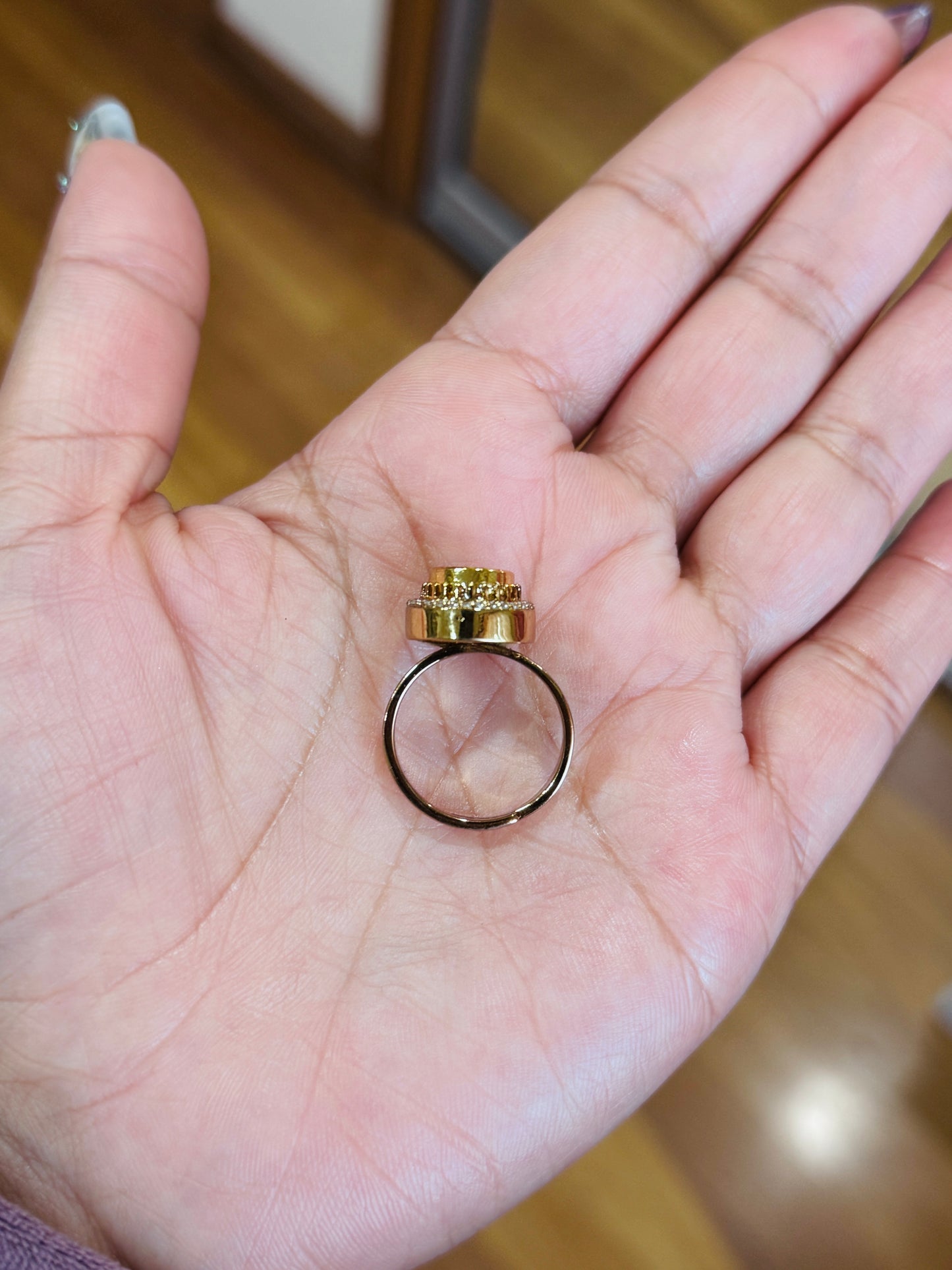 Premium tyani kundan ring(Adjustable)