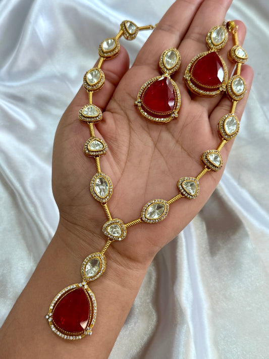 Premium moissanite necklace set