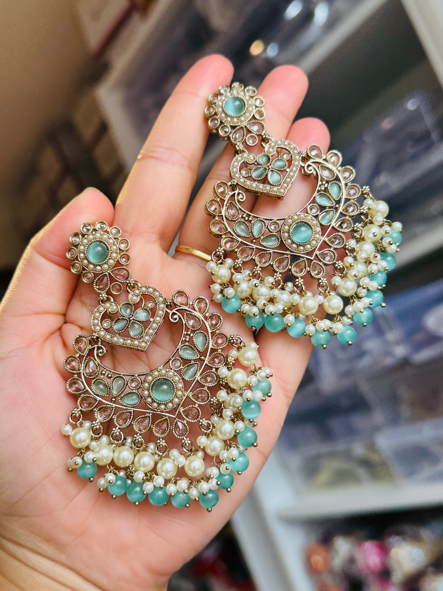 Polki earrings