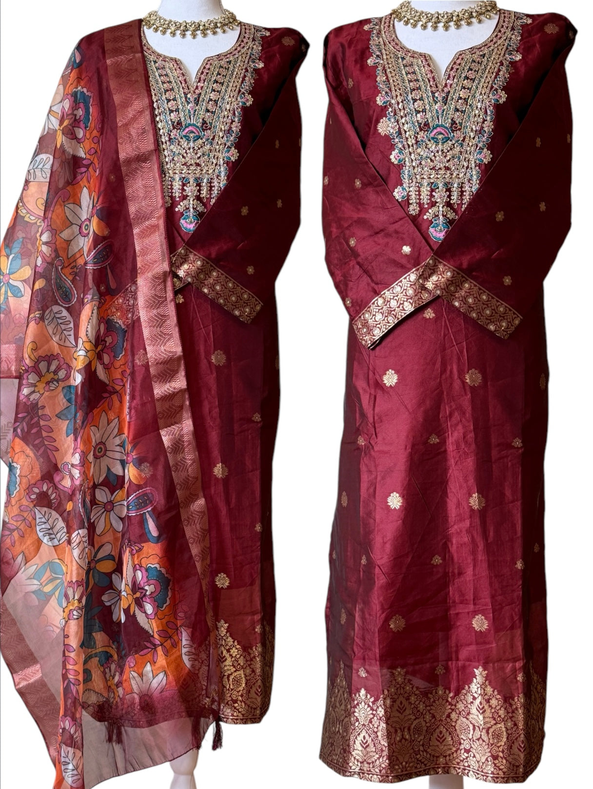 Banarasi silk suit