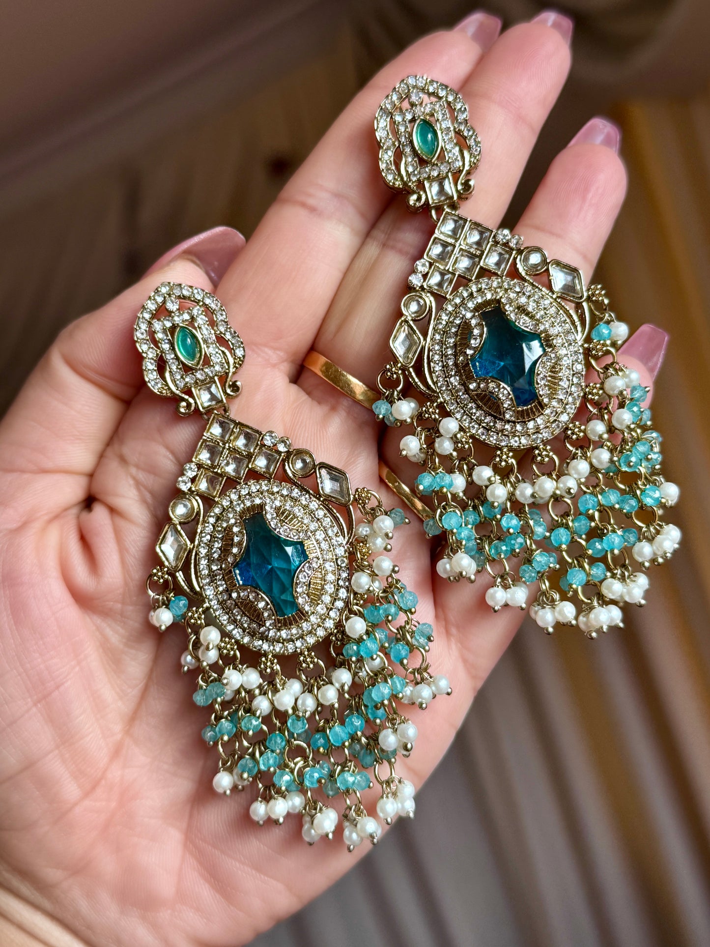Kundan earrings