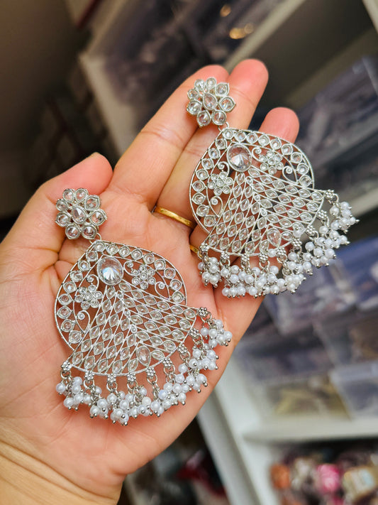 Polki earring tikka set