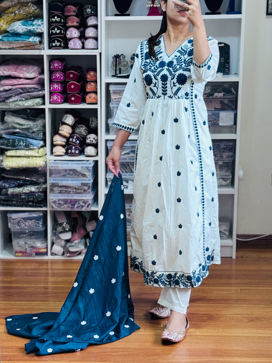 Pure cotton 3 piece suit