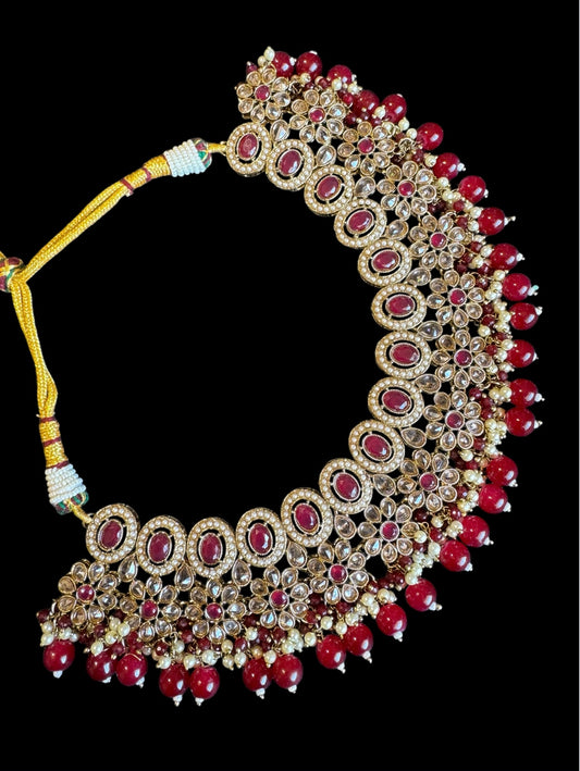 Polki necklace set