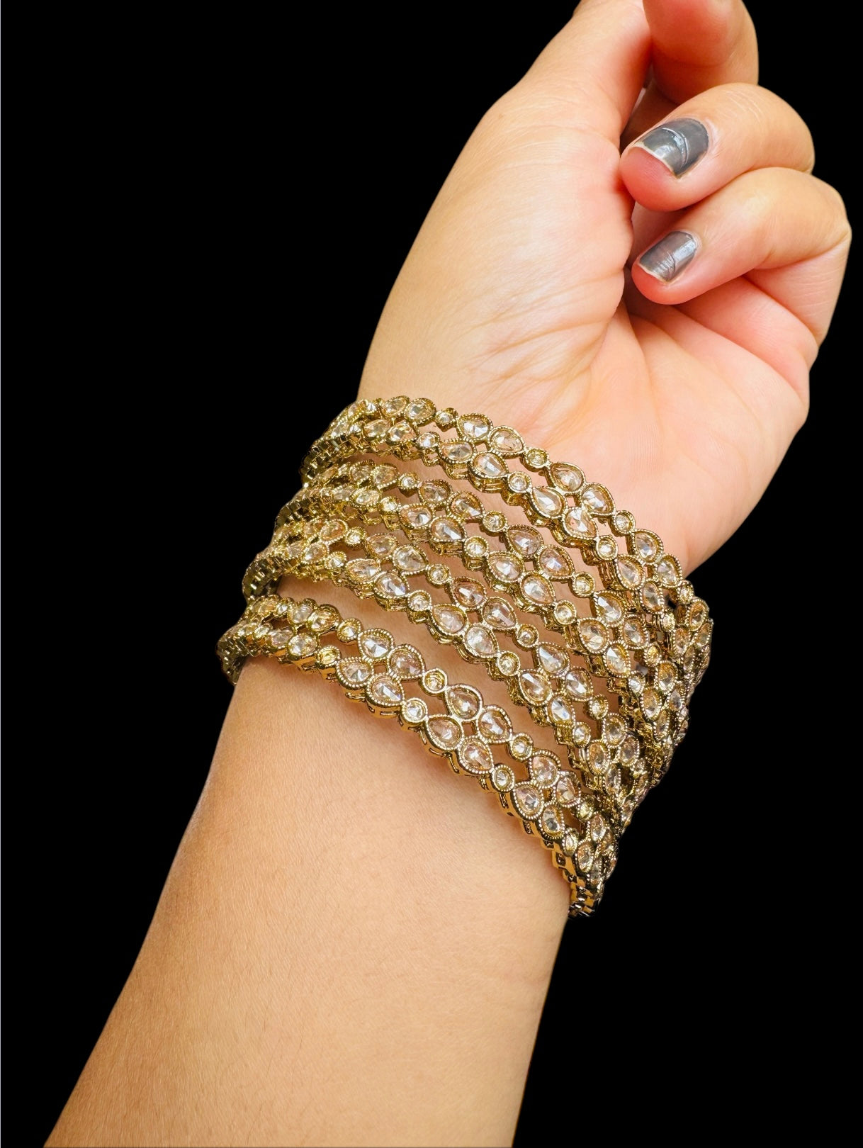 Polki bangles set