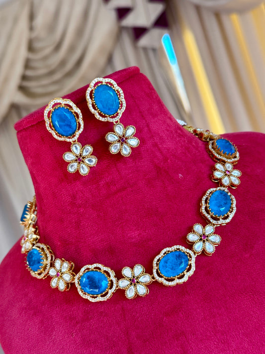 Premium moissanite necklace set