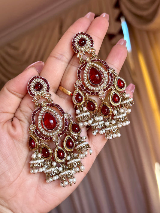 Kundan earrings