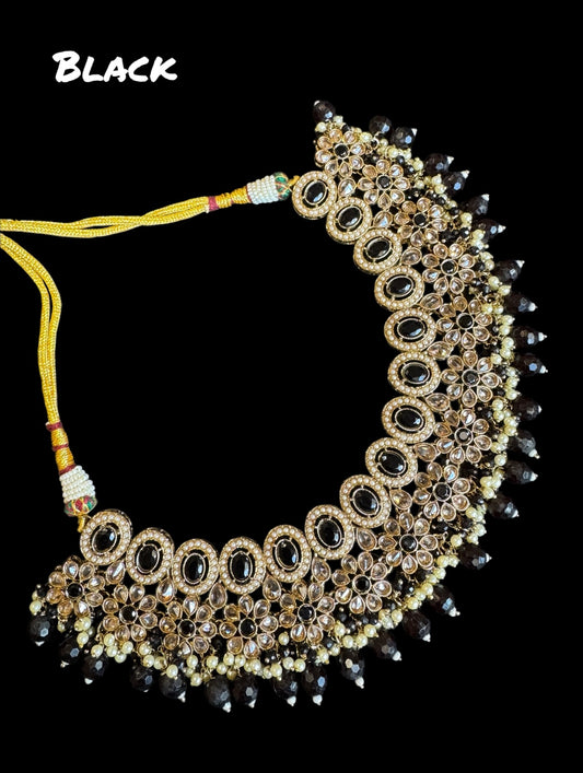 Polki necklace set