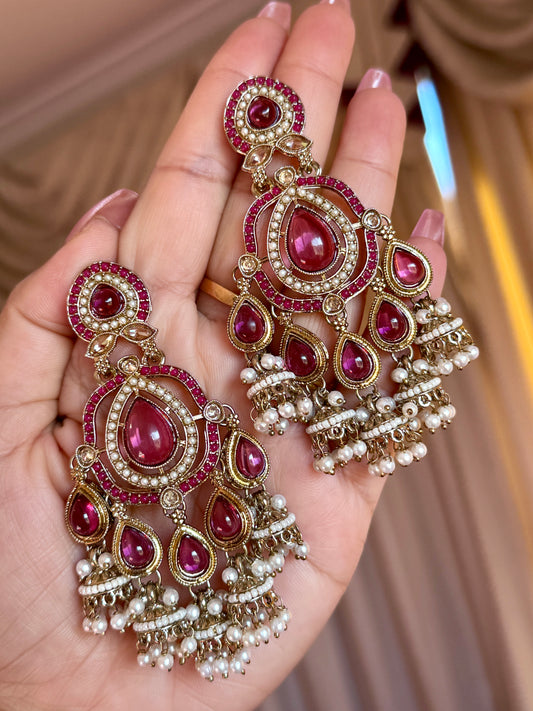 Kundan earrings