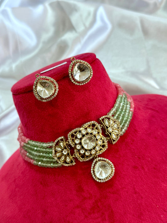 Tyani inspired chokar set