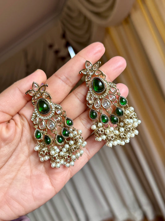 Premium Polki earrings