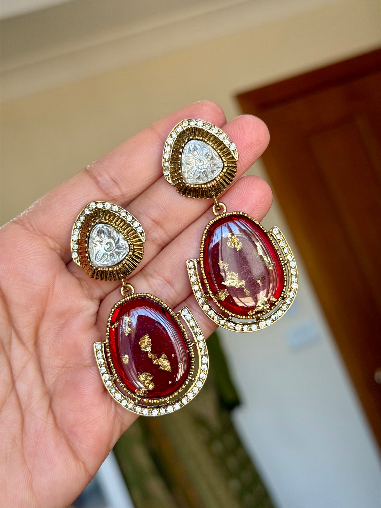 Kundan earrings