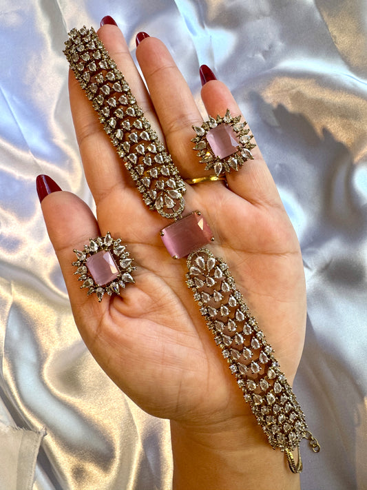 Premium moissanite chokar