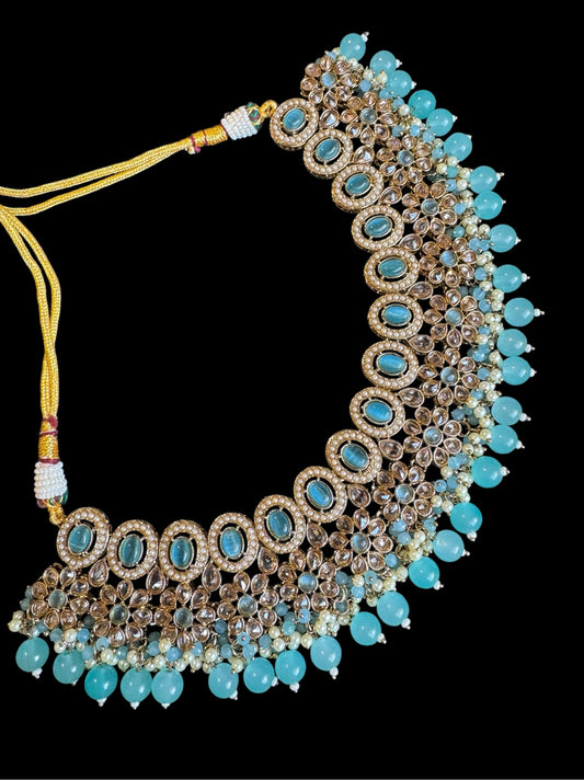 Polki necklace set